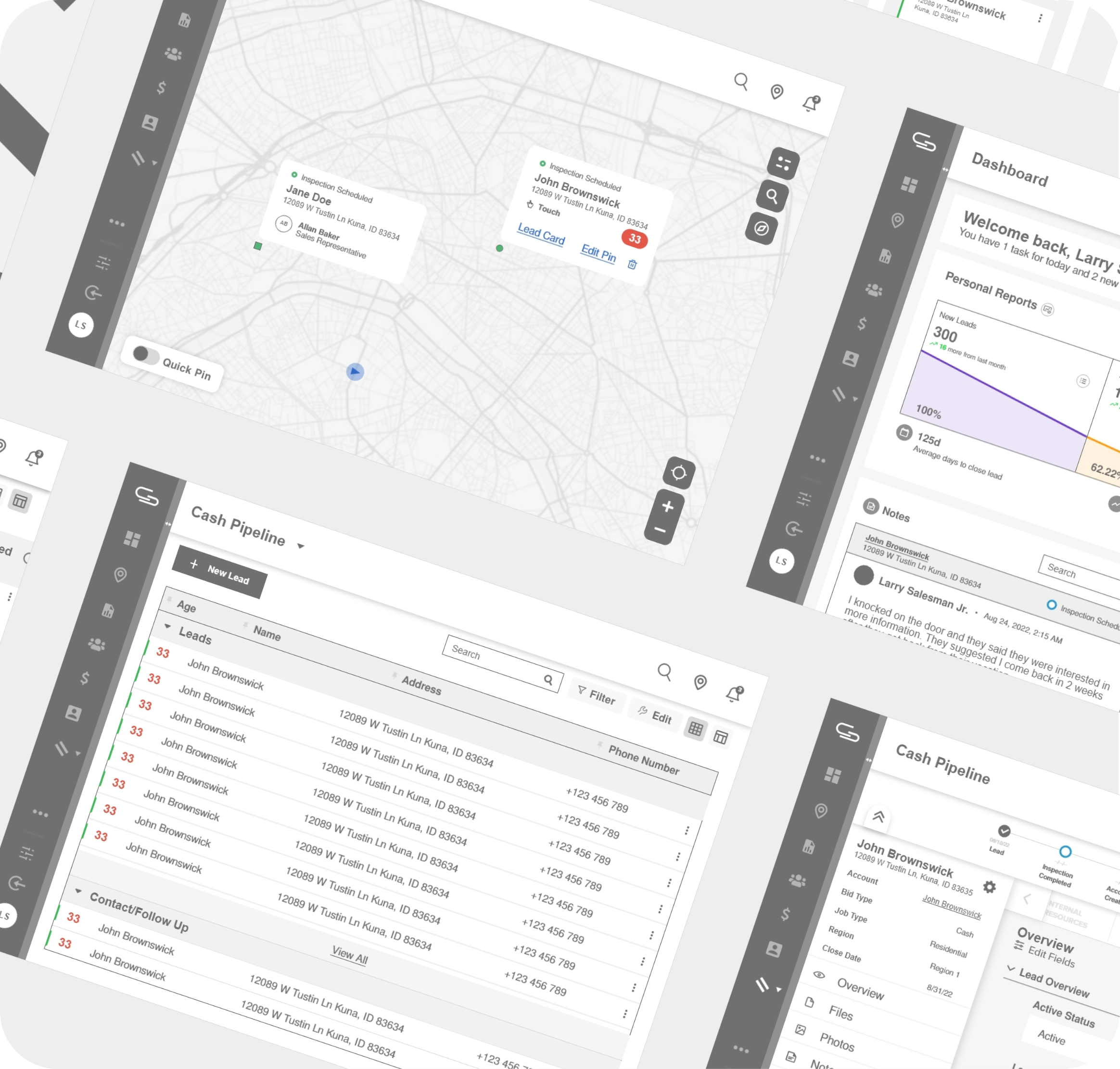 salesTrak-wireframe